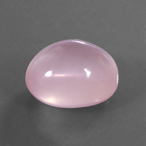 Quartzo rosa rosa natural 32,56ct, corte oval, transparente