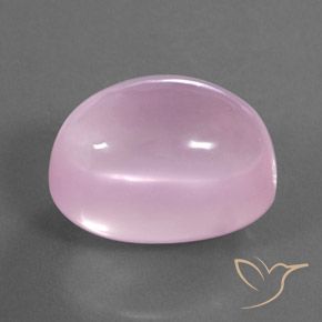 Quartzo rosa rosa natural 30,02ct, corte oval, transparente