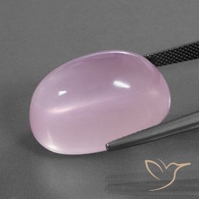 Quartzo Rosa Luz rosa Natural 36.17ct, oval, Transparente