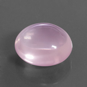 Quartzo Rosa Luz rosa Natural 23.67ct, Corte Oval, Transparente