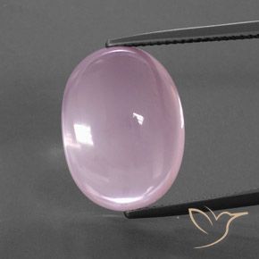 16.91ct Natural Luz rosa Quartzo Rosa, oval, Transparente