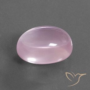 Quartzo Rosa Luz rosa Natural 16.91ct, oval, Transparente