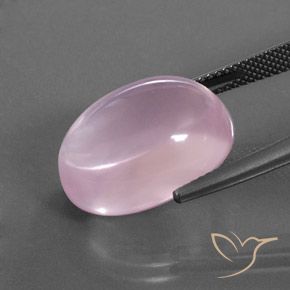 Quartzo Rosa Luz rosa Natural 16.91ct, oval, Transparente