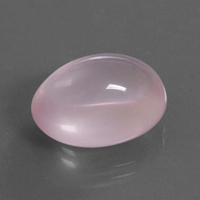 Quartzo Rosa Rosa chiclete Natural 14.89ct, Corte Oval, Transparente
