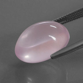 Quartzo Rosa Rosa chiclete Natural 14.89ct, Corte Oval, Transparente