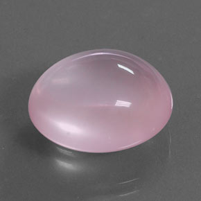 Quartzo rosa rosa natural 14,59ct, corte oval, transparente