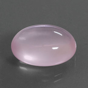 Quartzo Rosa Luz rosa Natural 12.59ct, Corte Oval, Transparente