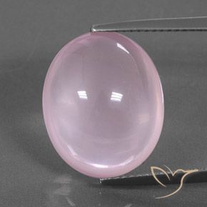 13.83ct Natural Luz rosa Quartzo Rosa, oval, Transparente