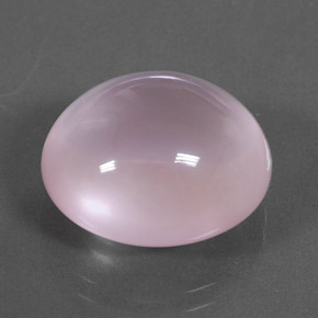 Quartzo rosa rosa claro natural 15,98ct, corte oval, transparente