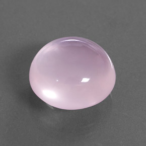 Quartzo rosa rosa natural 7,23ct, corte redondo, transparente