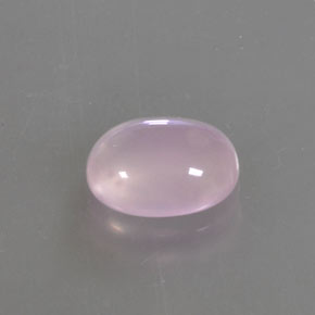 Quartzo rosa rosa natural 4,47ct, corte oval, transparente
