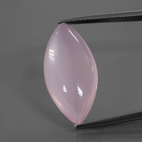 Quartzo rosa rosa natural 12,09ct, marquise, transparente