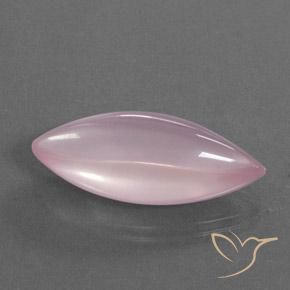 Quartzo Rosa rosa rosa médio Natural 21.90ct, Marquesa, Transparente