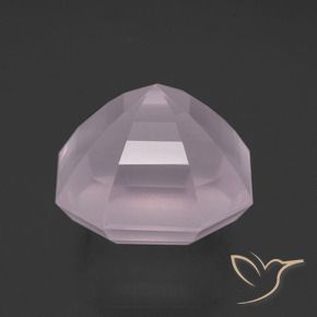 Quartzo Rosa Luz rosa Natural 14.01ct, Corte Octógono / Esmeralda, Transparente