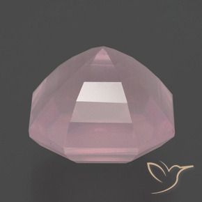 Quartzo Rosa rosa rosa Natural 8.36ct, Corte Octógono / Esmeralda, Transparente