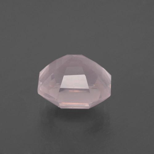 Quartzo rosa rosa natural 2,71ct, corte esmeralda, transparente