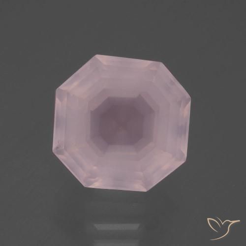 7.14ct Natural Rosa Claro Rosa Quartzo Rosa, Corte Esmeralda, Transparente