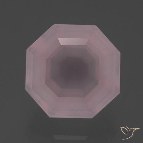 5.75ct Natural Luz rosa Quartzo Rosa, Corte Esmeralda, Transparente