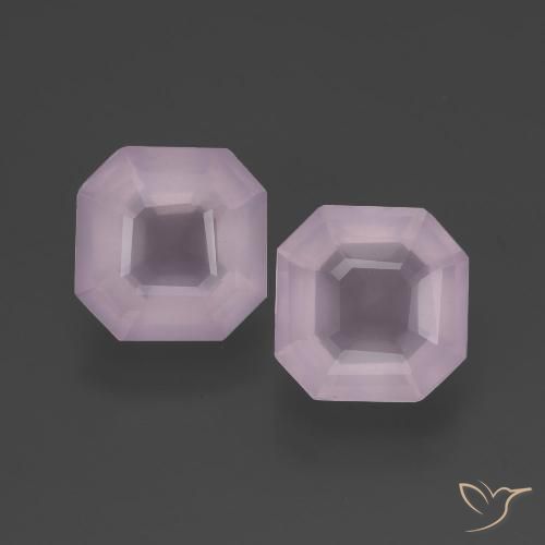 4.64ctw Natural Luz rosa Quartzo Rosa, Corte Esmeralda, Transparente