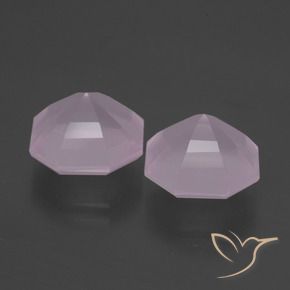 Pedras preciosas de Quartzo Rosa Luz rosa natural de 8.96 ct, Corte Octógono / Esmeralda, Transparente