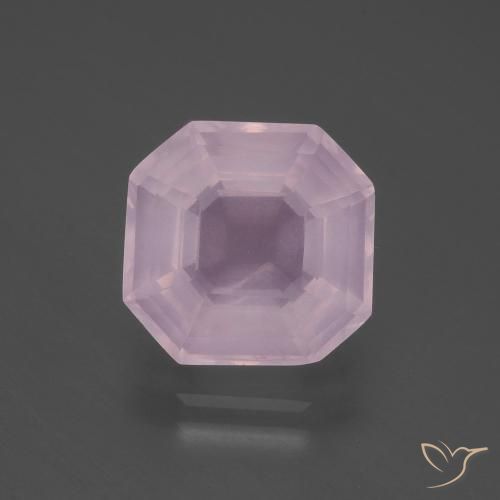 5.64ct Natural Rosa chiclete Quartzo Rosa, Corte Esmeralda, Transparente