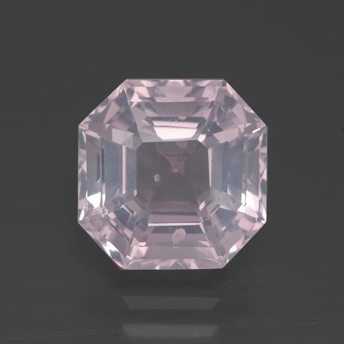 Quartzo Rosa Rosa Rosa bem claro Natural 3.56ct, Corte Esmeralda, Transparente