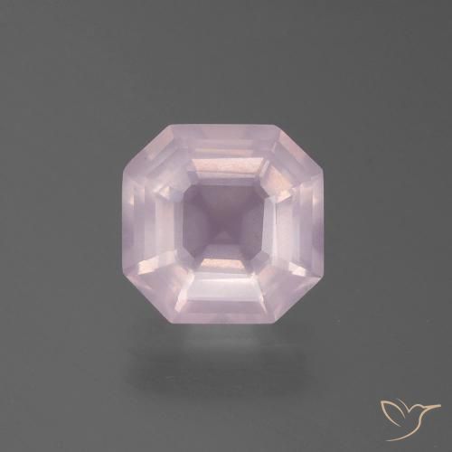 2.85ct Natural Rosa Claro Rosa Quartzo Rosa, Corte Esmeralda, Transparente