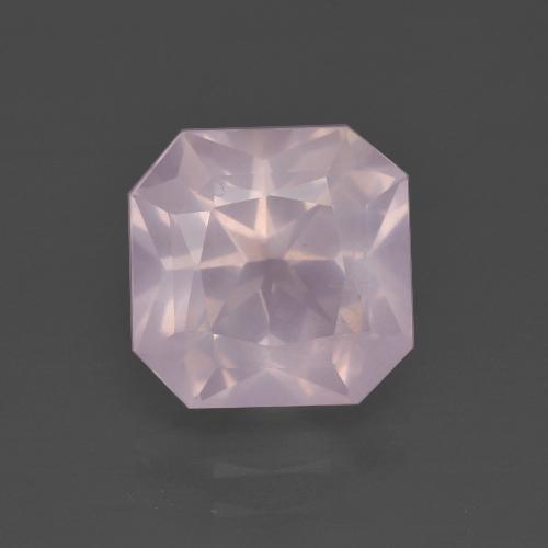 Quartzo Rosa Luz rosa Natural 3.66ct, Corte Esmeralda, Transparente