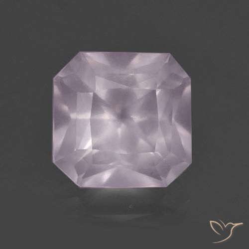 5.13ct Natural Rosa Claro Rosa Quartzo Rosa, Corte Esmeralda, Transparente