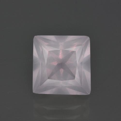 Quartzo Rosa Rosa bem claro Natural 3.04ct, Quadrado, Transparente