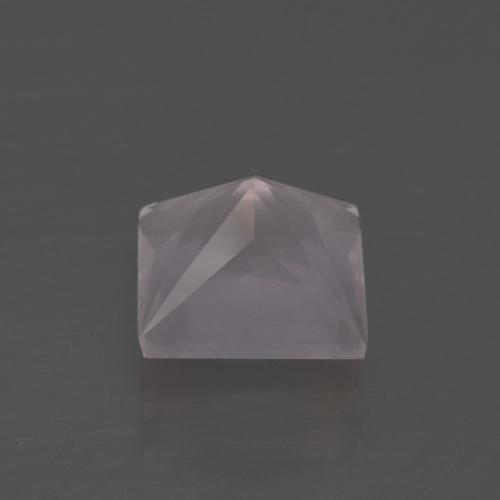 Quartzo rosa rosa natural 2,69ct, quadrado, transparente