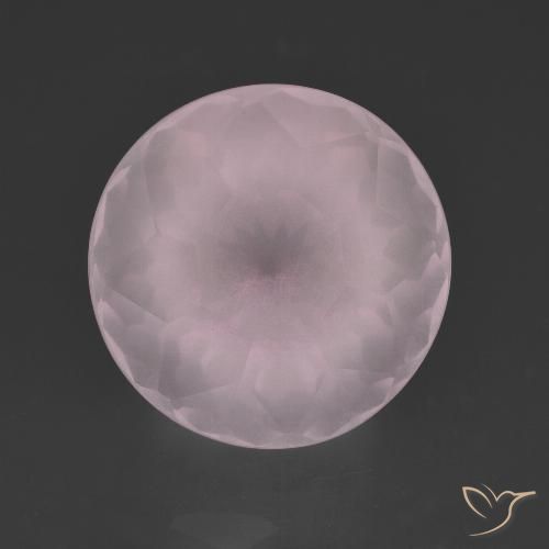 10.68ct Natural Rosa Claro Rosa Quartzo Rosa, Redondo, Transparente