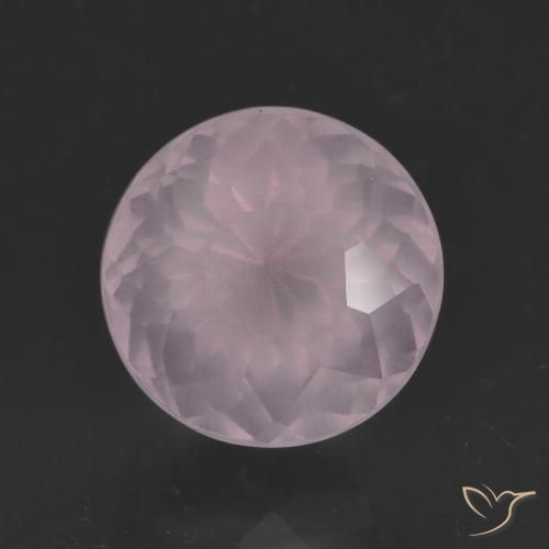 5.42ct Natural Luz rosa Quartzo Rosa, Redondo, Transparente