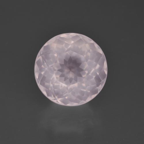 Quartzo Rosa Rosa Rosa bem claro Natural 4.91ct, Corte Redondo, Transparente