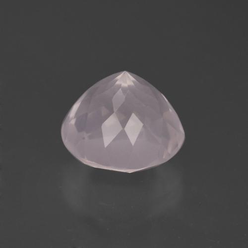 Quartzo Rosa Rosa Rosa bem claro Natural 4.91ct, Corte Redondo, Transparente