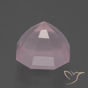 Quartzo Rosa rosa rosa médio Natural 5.57ct, Corte Octógono / Esmeralda, Transparente