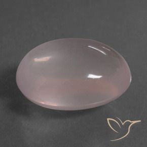 Quartzo Rosa Luz rosa Natural 22.01ct, oval, Transparente
