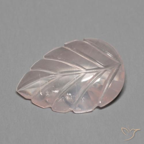 Quartzo Rosa Rosa coral claro Natural 4.31ct, Chique, Transparente