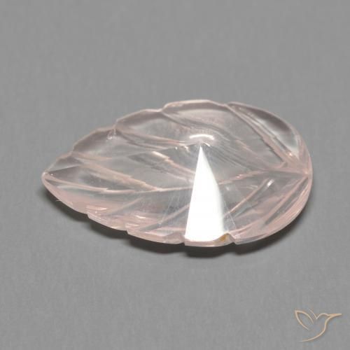 Quartzo Rosa Rosa coral claro Natural 4.31ct, Chique, Transparente