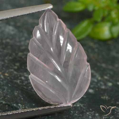 2.95ct Natural Rosa Flamingo Quartzo Rosa, Flor cortada, Transparente