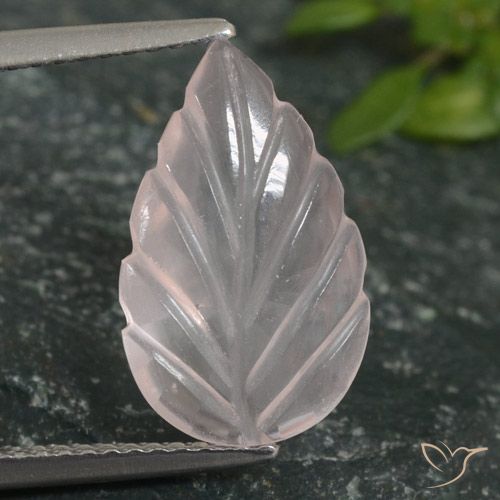 2.66ct Natural Rosa Flamingo Quartzo Rosa, Flor cortada, Transparente