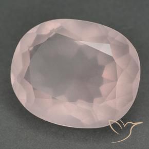 Quartzo Rosa Luz rosa Natural 14.00ct, oval, Transparente