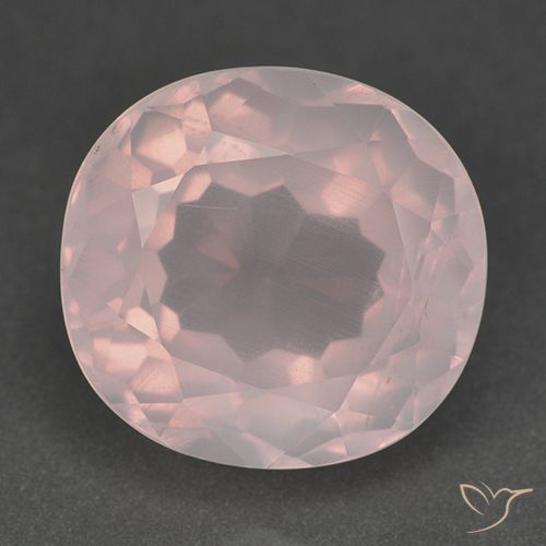 14.80ct Natural Luz rosa Quartzo Rosa, oval, Transparente