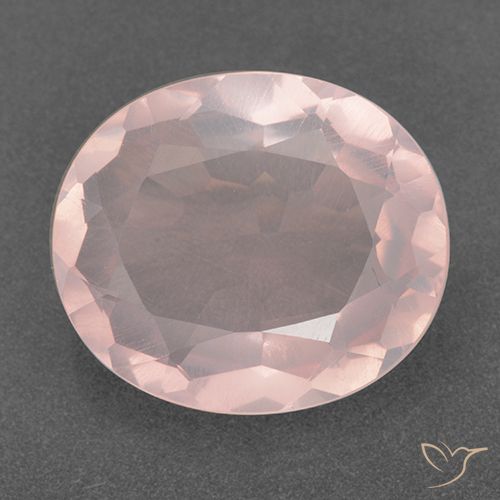 13.18ct Natural rosa rosa Quartzo Rosa, oval, Transparente
