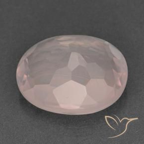 Quartzo Rosa rosa rosa Natural 13.18ct, oval, Transparente