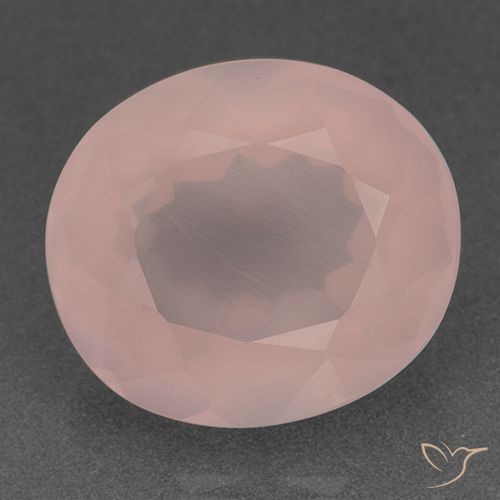 22.09ct Natural Rosa Blush Quartzo Rosa, oval, Transparente