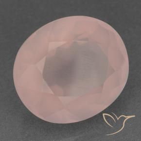 Quartzo Rosa Rosa Blush Natural 22.09ct, oval, Transparente