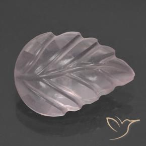 Quartzo Rosa Rosa Rosa bem claro Natural 2.88ct, Flor cortada, Transparente