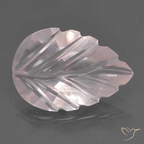 2.93ct Natural rosa rosa Quartzo Rosa, Flor cortada, Transparente