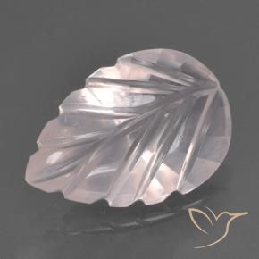 Quartzo Rosa rosa rosa Natural 2.93ct, Flor cortada, Transparente